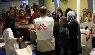 La maternité de l'hôpital Nasser est l'une des dernières du sud de la Bande de Gaza.  