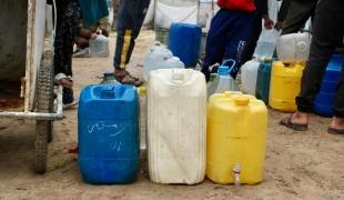 Waiting for water supply