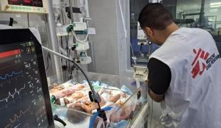 Bébés prématurés dans le Nord de Gaza