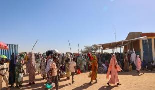 Sudanese refugees from El Fasher in Chad