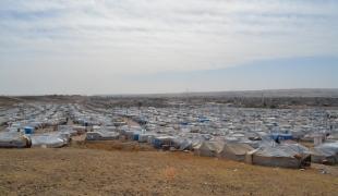 Le camp de Kawargosk à Erbil en Irak qui accueille plus de 13 000 réfugiés.