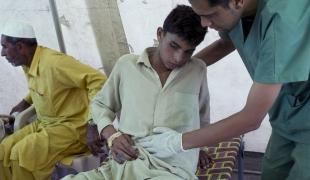 Centre de traitement de la diarrhée aqueuse aiguë de Mardan (KP) septembre 2009