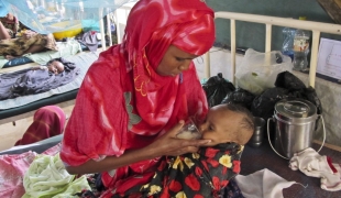 Hôpital MSF dans le camp de Dagahaley Dadaab Kenya 09/07/2011.