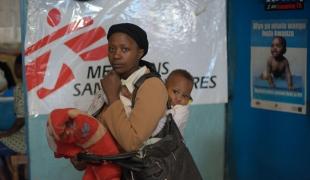 Patiente clinique Blue House à Mathare Nairobi