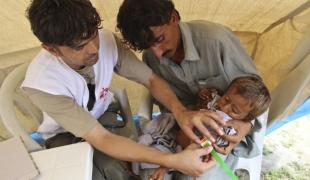 Consultation médicale mobile dans le camp de Dadah sous district de Tando Bago district de Badin dans le Sud de la province du Sindh.