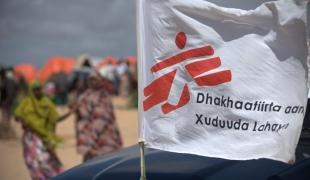 MSF dans le camp de déplacés de Rajo à Mogadiscio. Septembre 2011