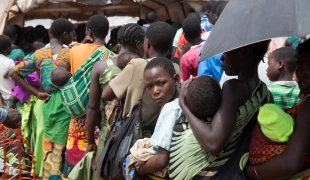 Camp de réfugiés mozambicains de Kapise. Février 2016