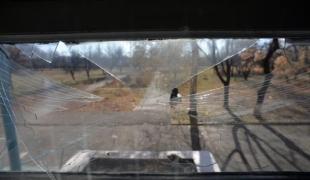 vitres cassées hôpital Ukraine web update novembre 2014