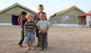 Camp de réfugiés syriens à Kawargosk