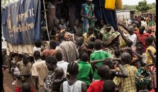 Arrivée de réfugiés sud soudanais en Ouganda