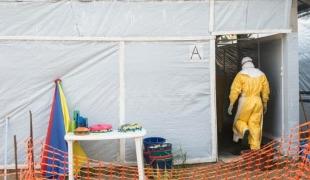 Centre Ebola MSF à Guéckédou.