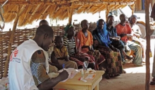 Dispensaire mobile MSF à Kabo mai 2014