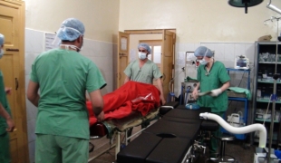 Bloc opératoire de l'hôpital THQ de Hangu Pakistan