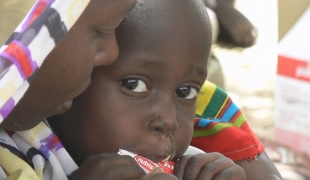 Tchad avril 2012. Programme nutritionnel MSF dans le district de Yao (région du Batha).