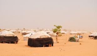 Le camp de Mbera en Mauritanie qui accueille quelques 55 000 réfugiés maliens.