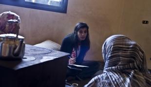 A l'écoute d'une Syrienne réfugiée avec sa famille au Liban