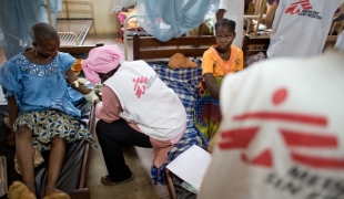 MSF à l'hôpital de Batangafo  Juillet 2013