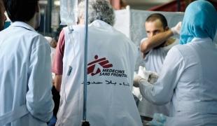 La salle d'urgence à l'hôpital de MSF à Jabal Akkrad Syrie. Robin Meldrun/MSF