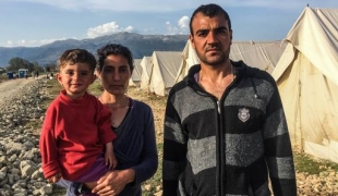 Khaled et sa famille vivent dans le camp de Katsikas depuis mars 2016.