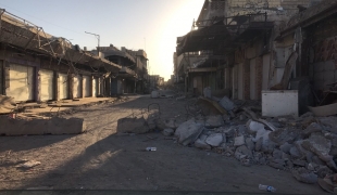 Rues de Mossoul Ouest détruites octobre 2017