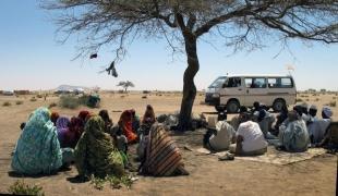 Une équipe MSF à Shangil Tobaya Nord Darfour
