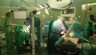 Bloc opératoire de l'hôpital Al Shifa  Gaza