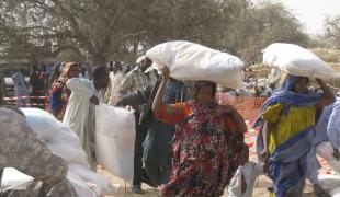 Distribution de kits à des Nigérians réfugiés au Tchad suite aux attaques de Boko Haram