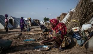 Camp de Rann dans le Nord Est du Nigeria.