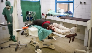 Hôpital d'Abobo Sud en Côte d'Ivoire le 17 mars 2011