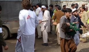 Blessés dans l'Agence de Kurram