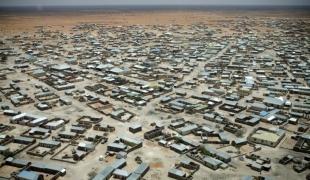 Vue de la ville de Galcayo Somalie  Mars 2011