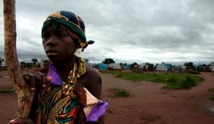 Camp de déplacés de Kabo où intervient MSF