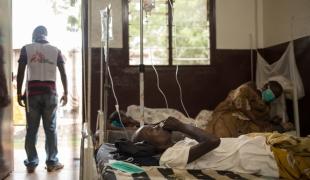 Hôpital Communautaire à Bangui juillet 2016.
