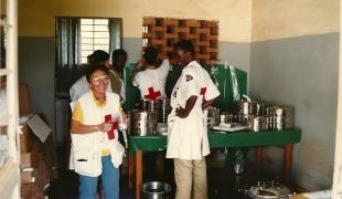 Rwanda  Kigali avril 1994  Madeleine Boyer infirmière anesthésiste