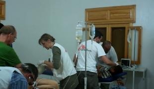 A la mi août MSF a accueilli plus de 300 patients et pratiqué 150 interventions chirurgicales en Syrie. Copyright: MSF