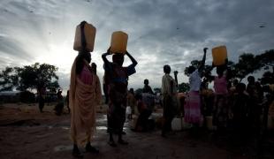 Dans le camp de réfugiés de Yida au Soudan du Sud en août 2012.