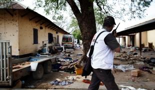 La ville de Malakal au Soudan du Sud a été attaquée en février 2014. Anna Surinyach/MSF