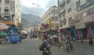 Taiz ville assiégée photographiée le 19 janvier 2016. MSF