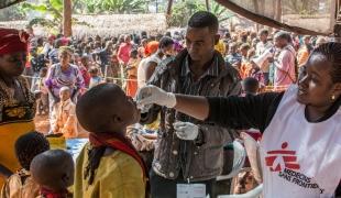 Campagne de vaccination contre le choléra dans le camp de Nyarugusu en Tanzanie.