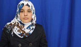 Iman jeune patiente de Gaza.