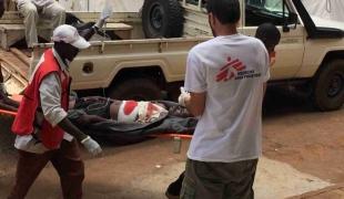 Afflux de blessés à l'hôpital général de Bangui suite à des affrontements survenus près du quartier PK5