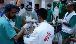 Urgence dans l'hôpital d'Aden.