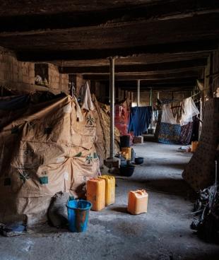 Site de personnes déplacées d'Anka dans l'État de Zamfara. Nigeria. 2020.