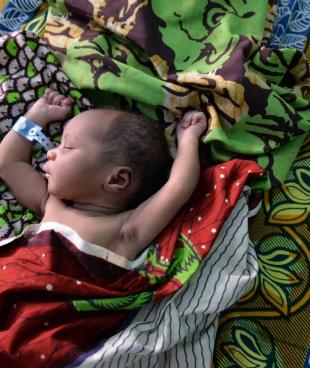 Au cœur de la maternité de Katiola en Côte d'Ivoire. Avril 2015