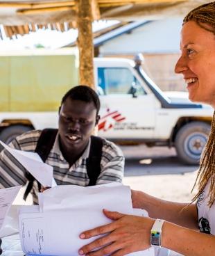 Hôpital MSF d'Ayilo, à Adjumani, en Ouganda. Novembre 2014