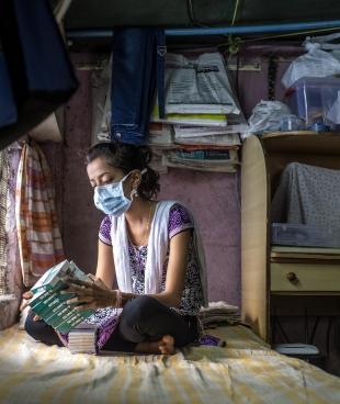 Traitement contre la tuberculose. Mumbai, Inde