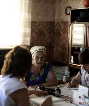 Providing care in Donetsk area