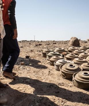 Landmines in Taiz and Hodeidah governorates