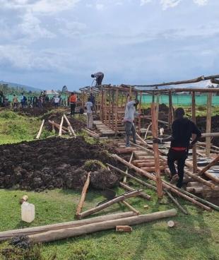 MSF apporte son soutien aux réfugiés congolais installés dans le camp de Nyakabande. Ouganda.