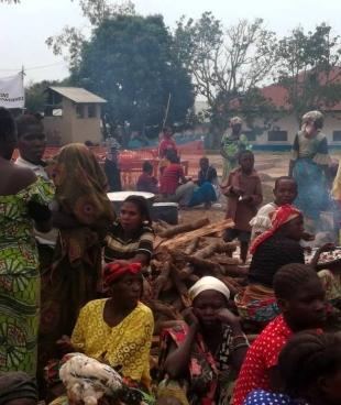 Environ 20 000 personnes déplacées sont actuellement hébergées dans la ville de Bunia en RDC.
